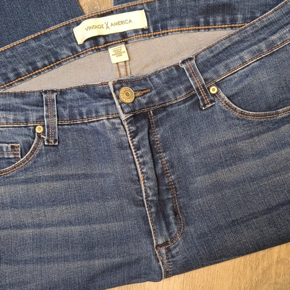 High Rise Skinny w/ 29" Inseam👖Vintage America sac300 Size 14
